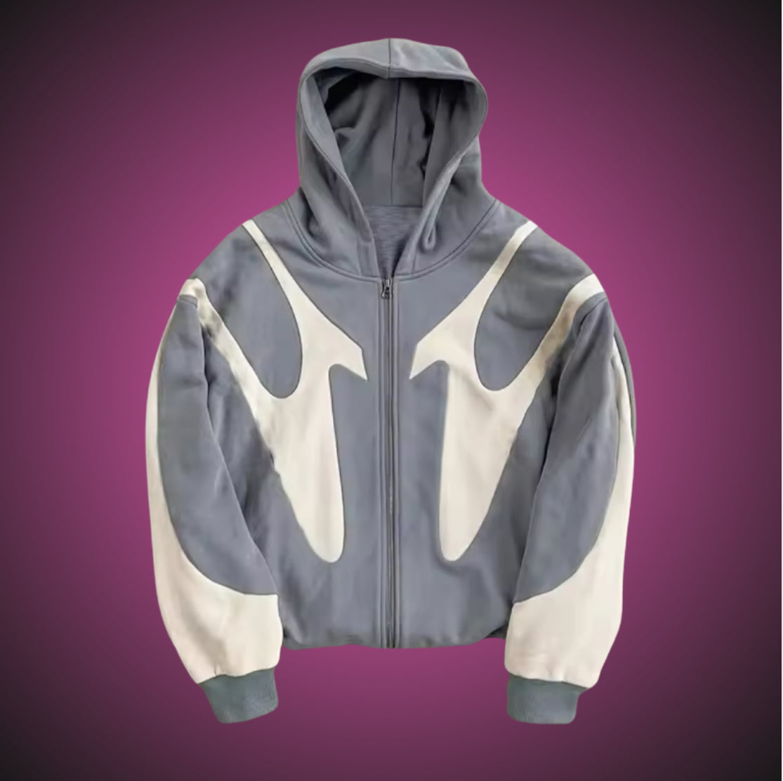 GREY ZIP UP SPARK JACKET
