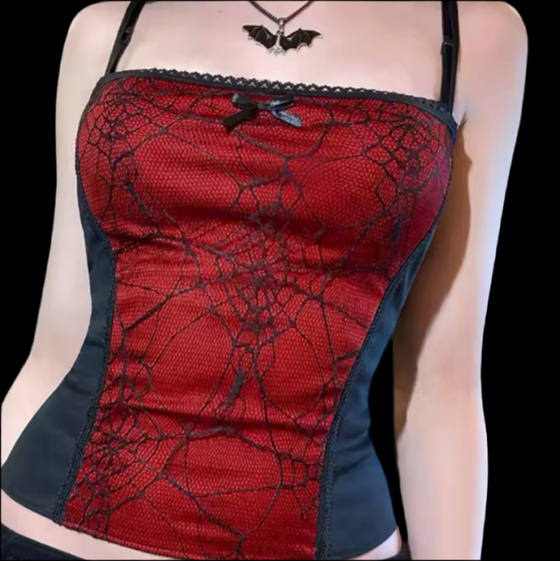 SPIDERWEB CORSET TOP