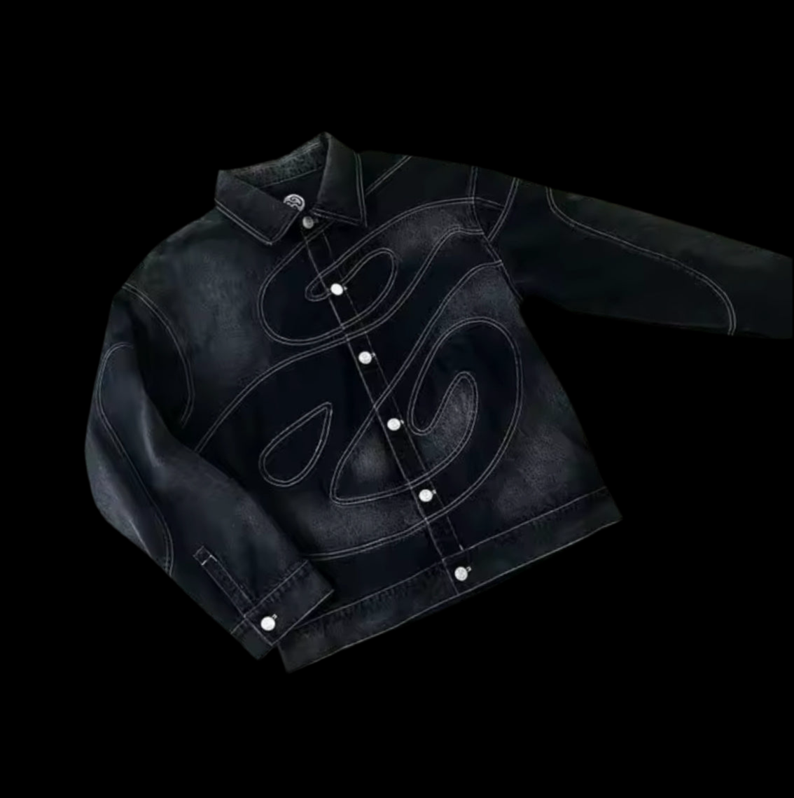 SWIRL DENIM JACKET