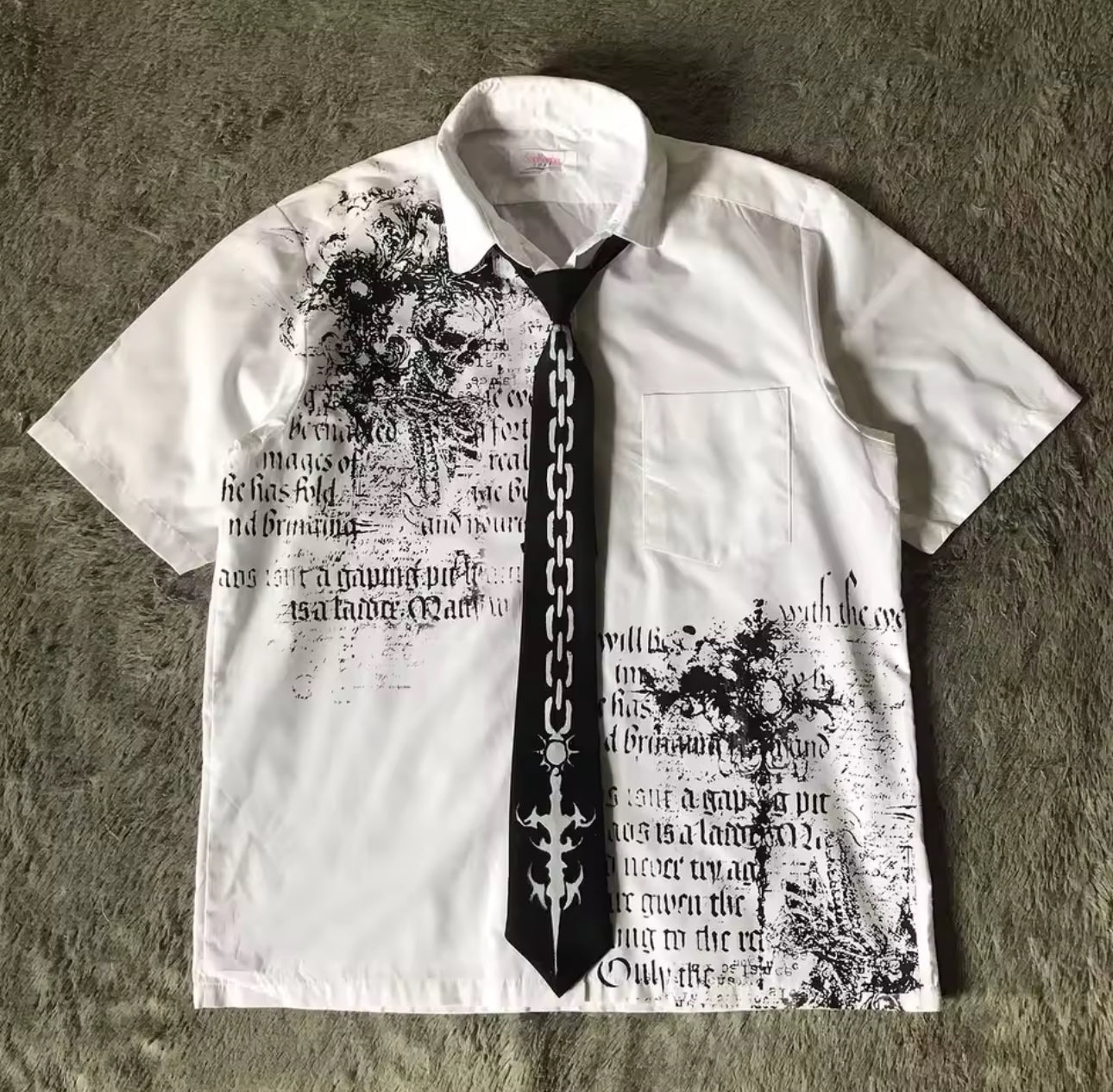 DISGRACEFUL SHIRT AND TIE