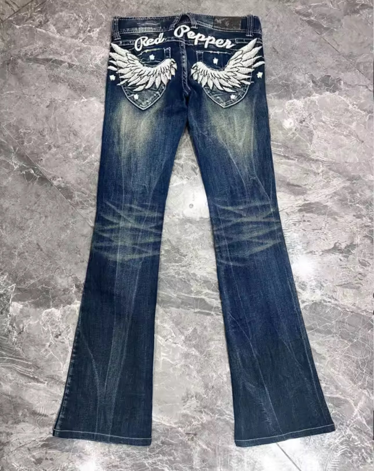 ANGEL BACK LOW RISE JEANS