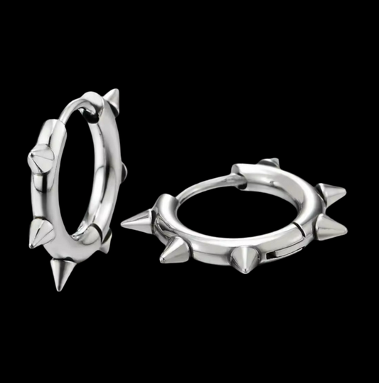 STUDDED HOOPS