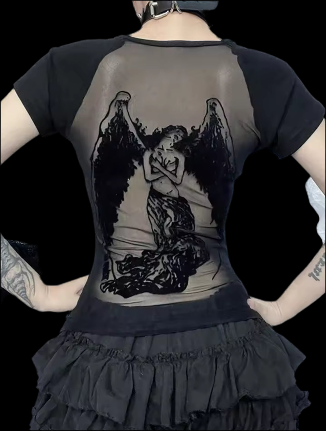 BACKLESS ANGEL TOP