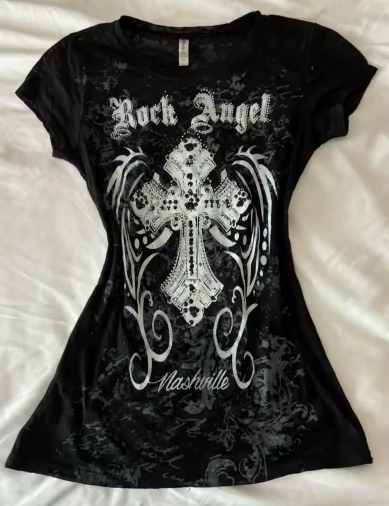 ROCK ANGEL FEATURE TSHIRT