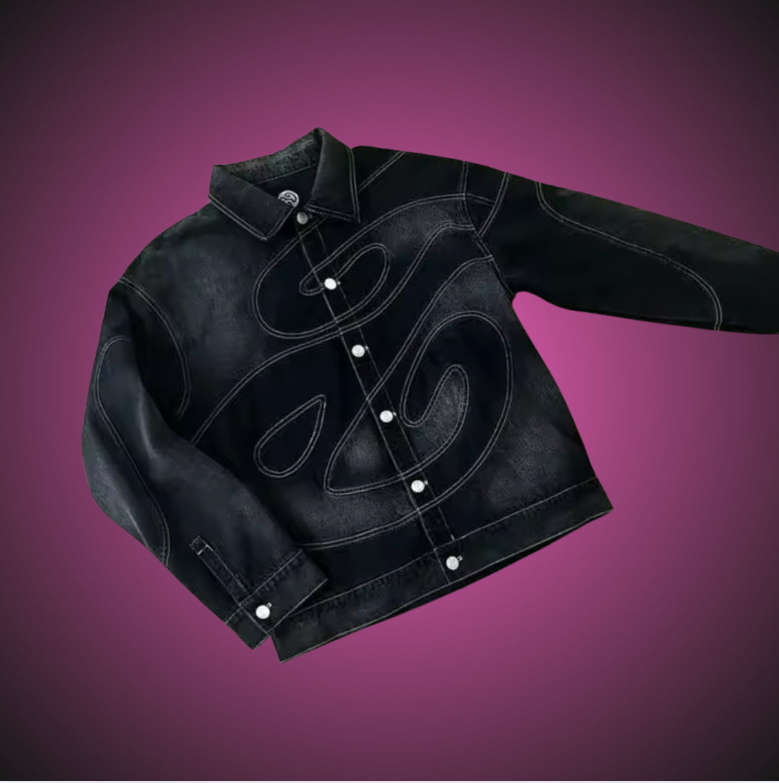 SWIRL DENIM JACKET
