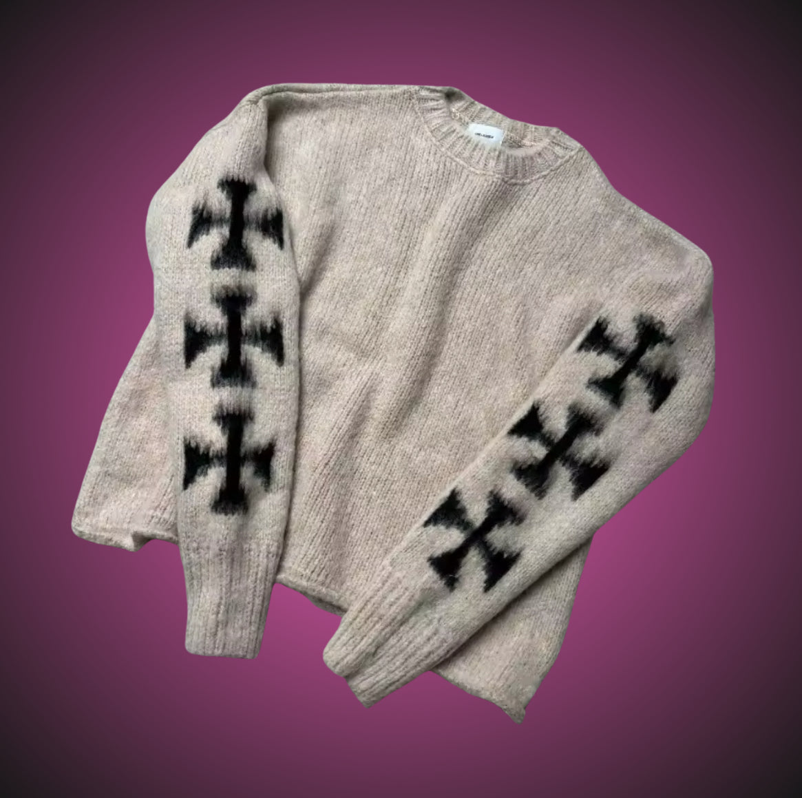 CROSS KNIT JUMPER