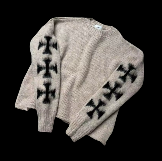 CROSS KNIT JUMPER