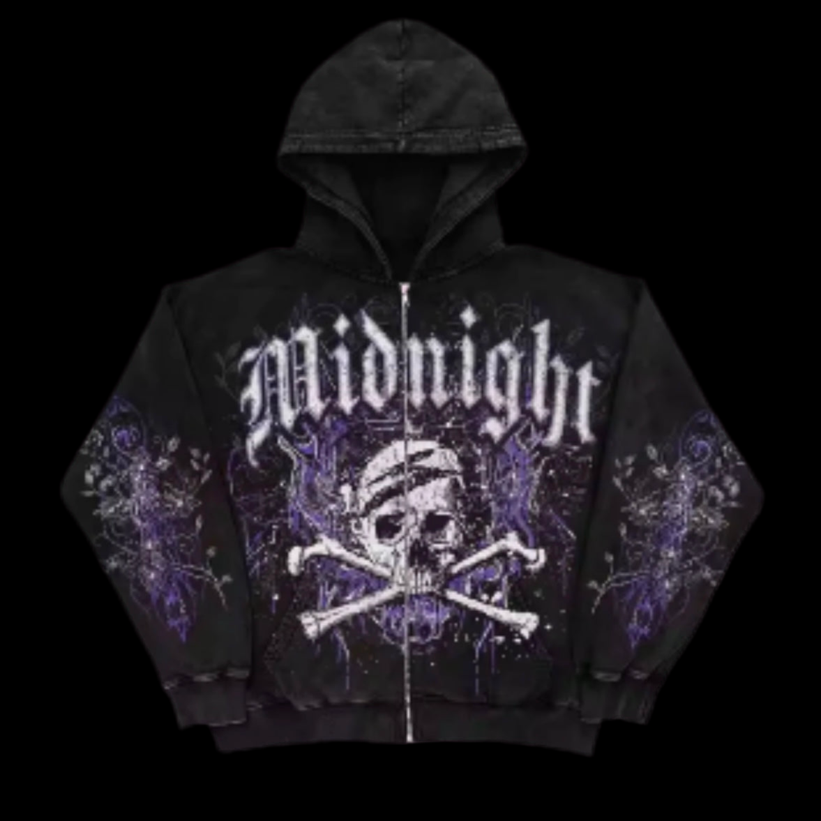 PURPLE MIDNIGHT ZIP UP