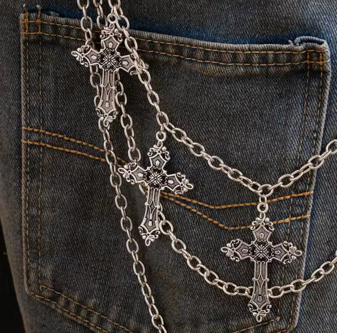 BELT JEAN CHAIN CROSS