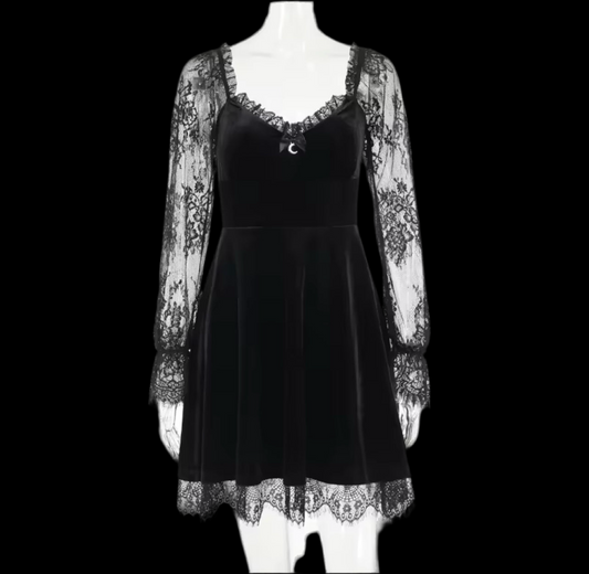 MOON VELVET DRESS