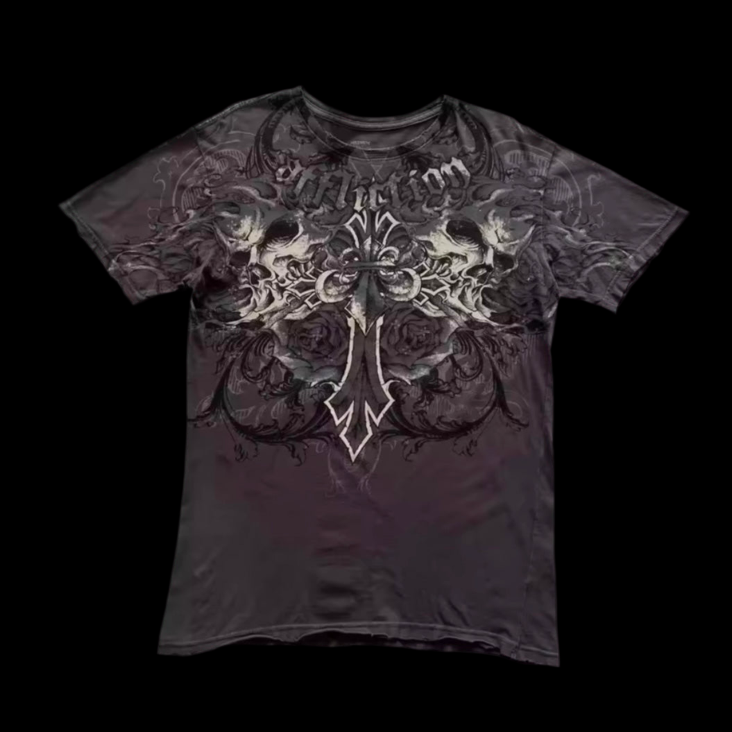 AFFLICTION GREY T-SHIRT