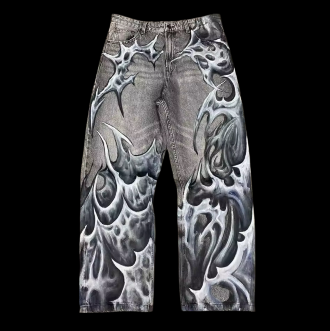 WAVE DENIM JEANS