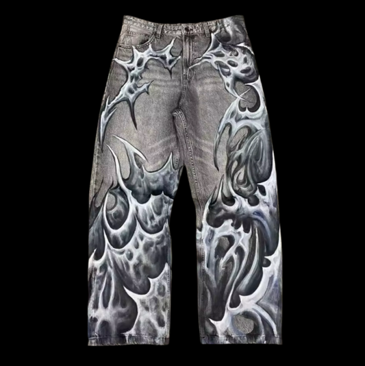 WAVE DENIM JEANS