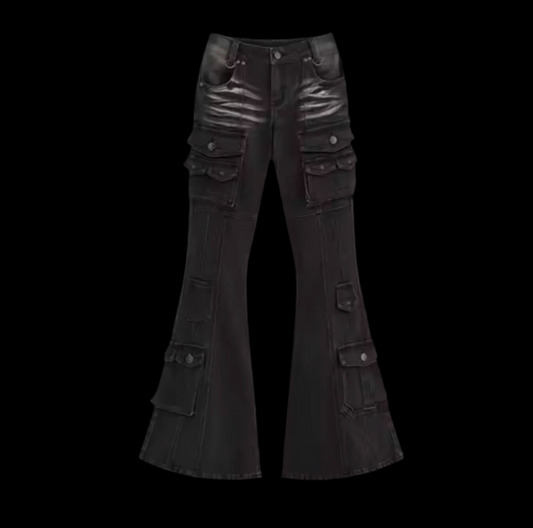 Bellbottom Cargo Jeans
