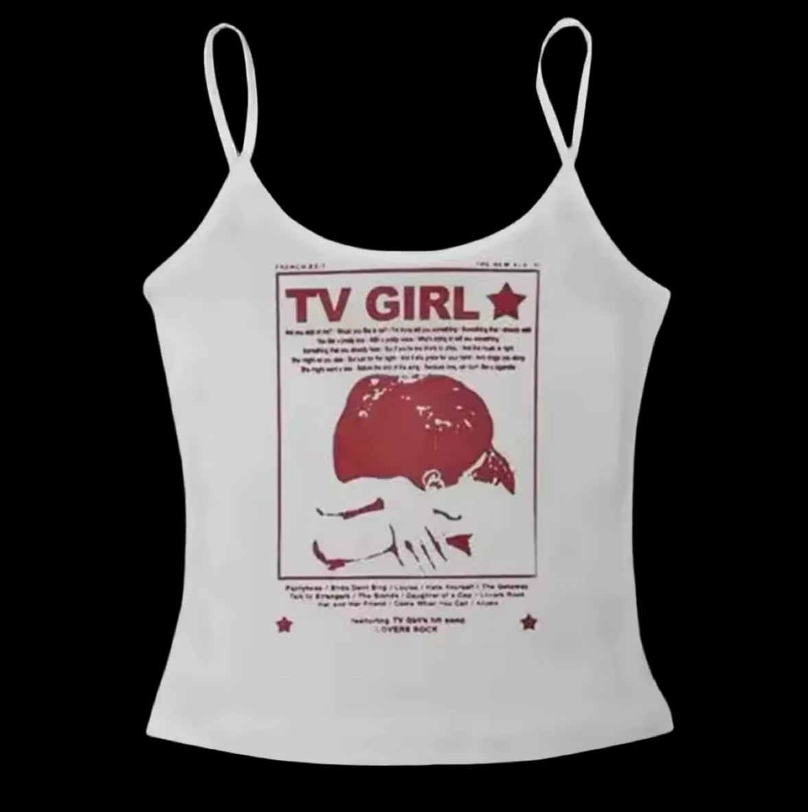 TV GIRL VEST TOP