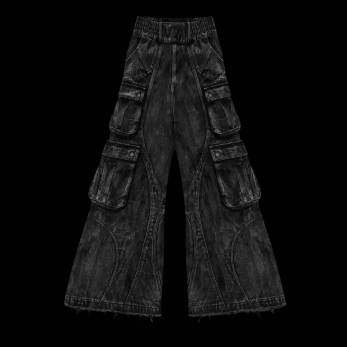 Frayed Pocket Denim