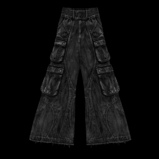 Frayed Pocket Denim