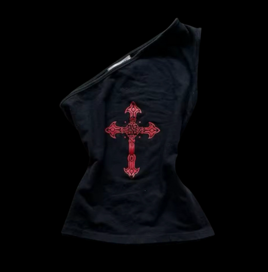 CROSS OFF THE SHOULDER TSHIRT